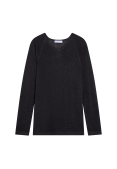 T-shirt en lin flammé manches raglan - Damon