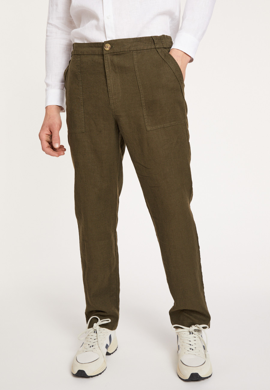 Linen pocket pants - Dimitri