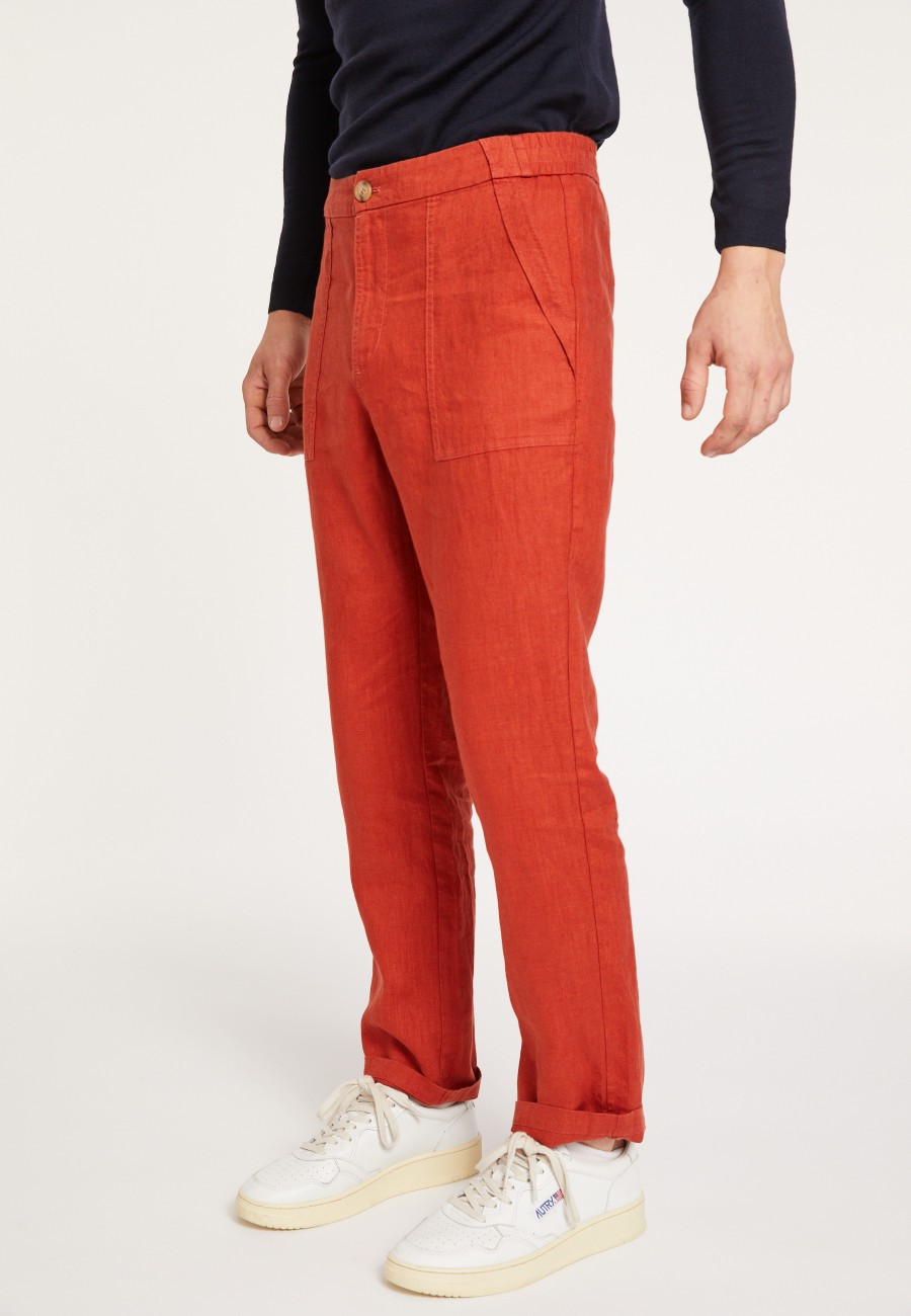 Linen pocket pants - Dimitri