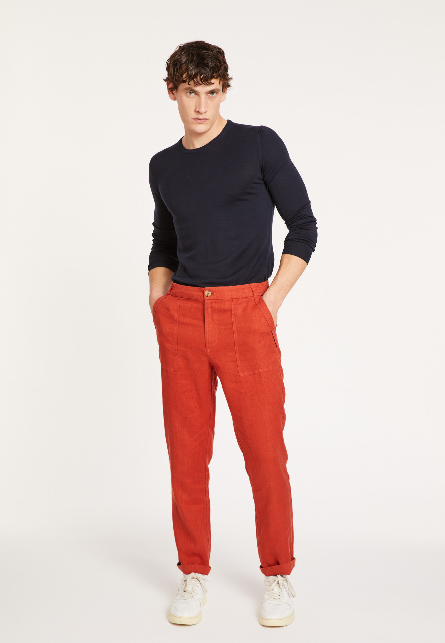 Linen pocket pants - Dimitri