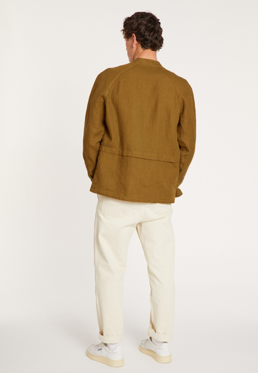 Linen buttoned jacket with pockets - Dallas
