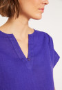 Short sleeve linen blouse - Virginie