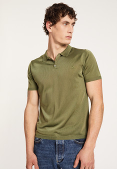 Short-sleeved polo shirt in Fil lumiere - Babar
