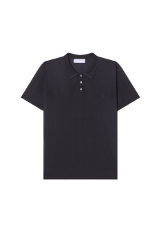 Short-sleeved polo shirt in Fil lumiere - Babar