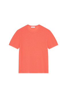 Brushed cotton round neck T-shirt - Don