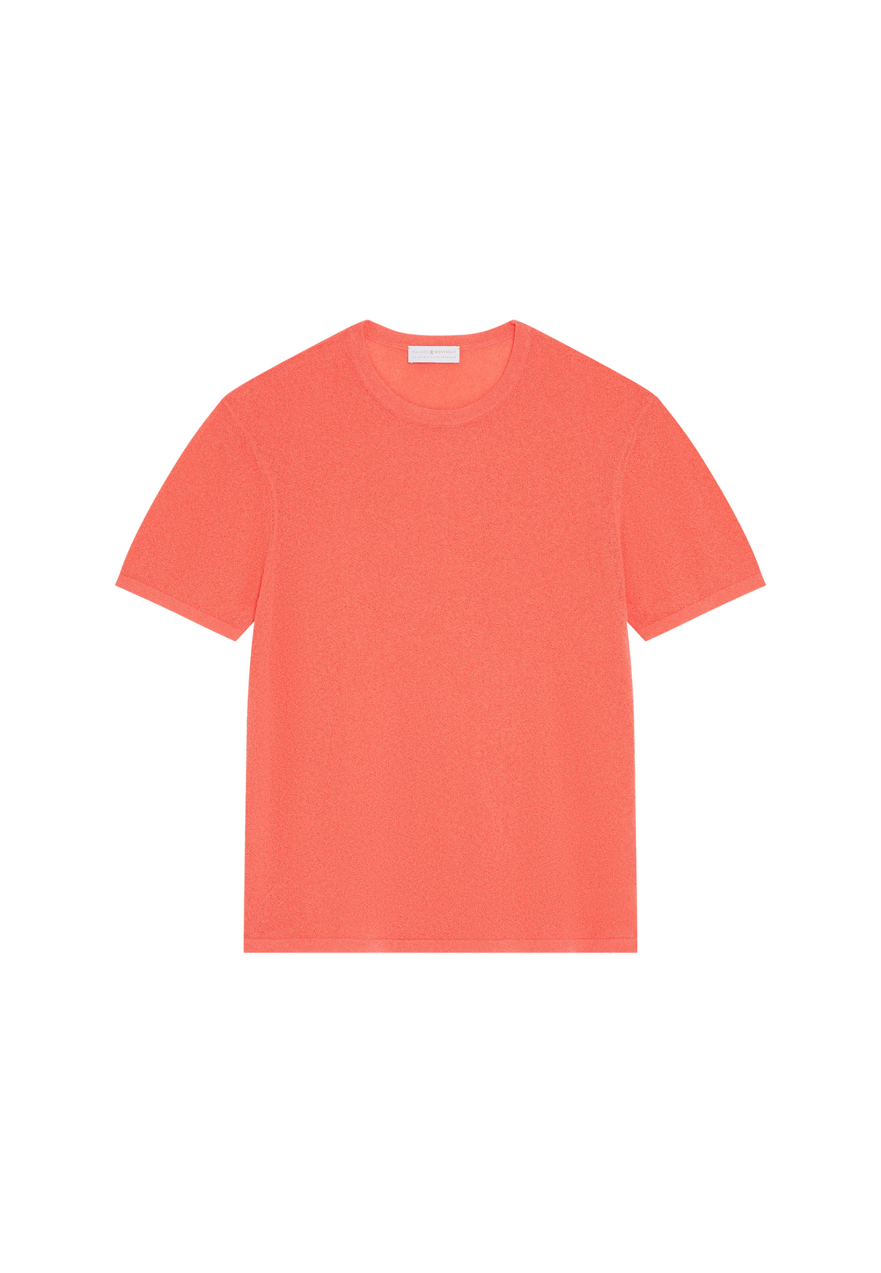 T-shirt col rond en coton brossé - Don 8091 lilas - 17 Violet