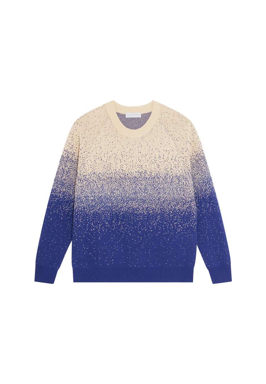 Pull bicolor em algodão brossé - Doryan