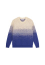 Two-tone brushed cotton sweater - Doryan