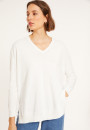 Organic cotton V-neck sweater - Meve