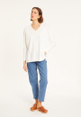 Organic cotton V-neck sweater - Meve
