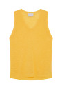 Slub linen tank top - Tahiti