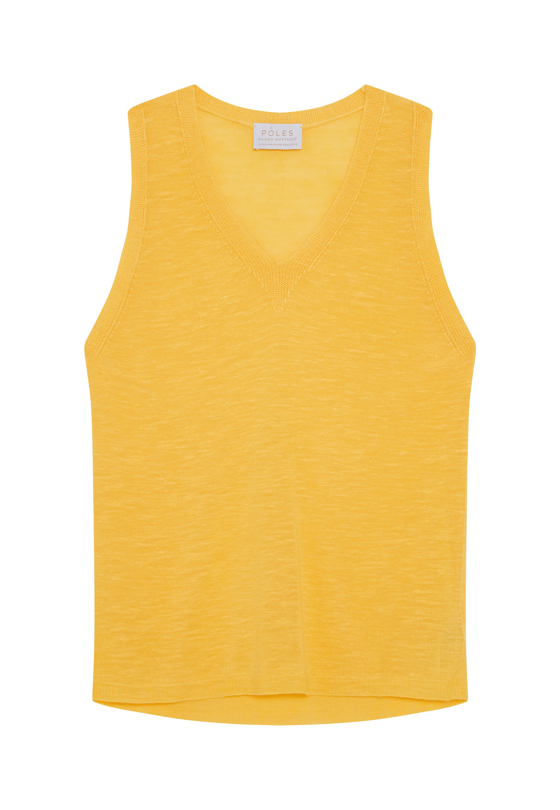Slub linen tank top - Tahiti