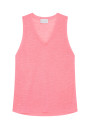 Slub linen tank top - Tahiti