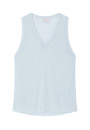 Slub linen tank top - Tahiti