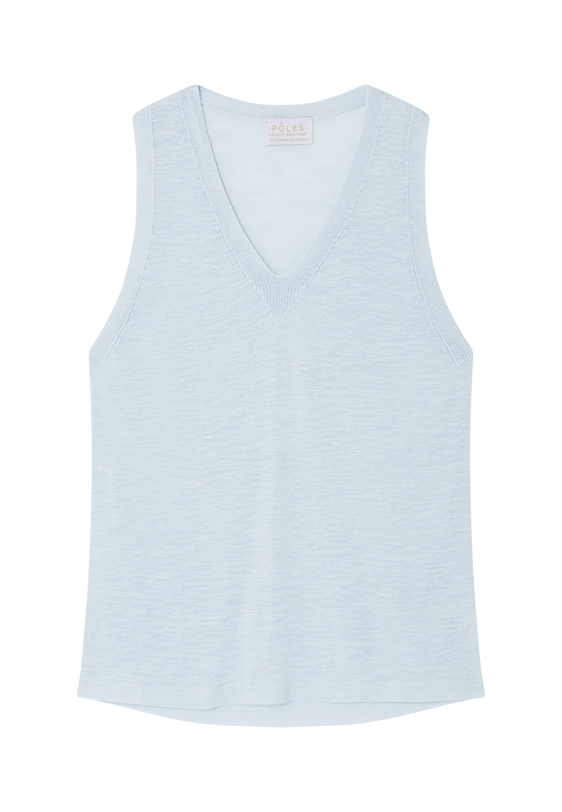 Slub linen tank top - Tahiti