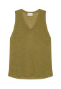 Slub linen tank top - Tahiti