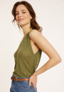 Slub linen tank top - Tahiti