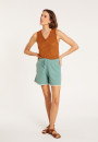Slub linen tank top - Tahiti