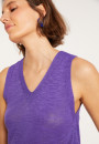 Slub linen tank top - Tahiti