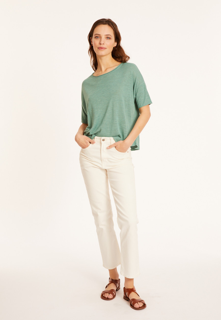 Camiseta de linho Slub - Taslim