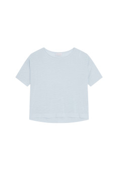 Flamed linen full sleeve elbow t-shirt - Taslim