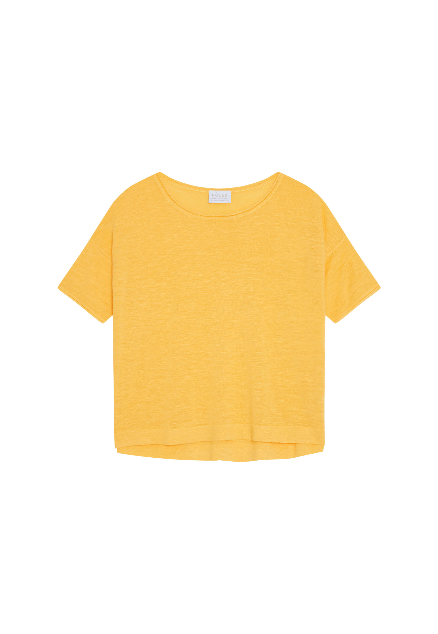 Flamed linen full sleeve elbow t-shirt - Taslim