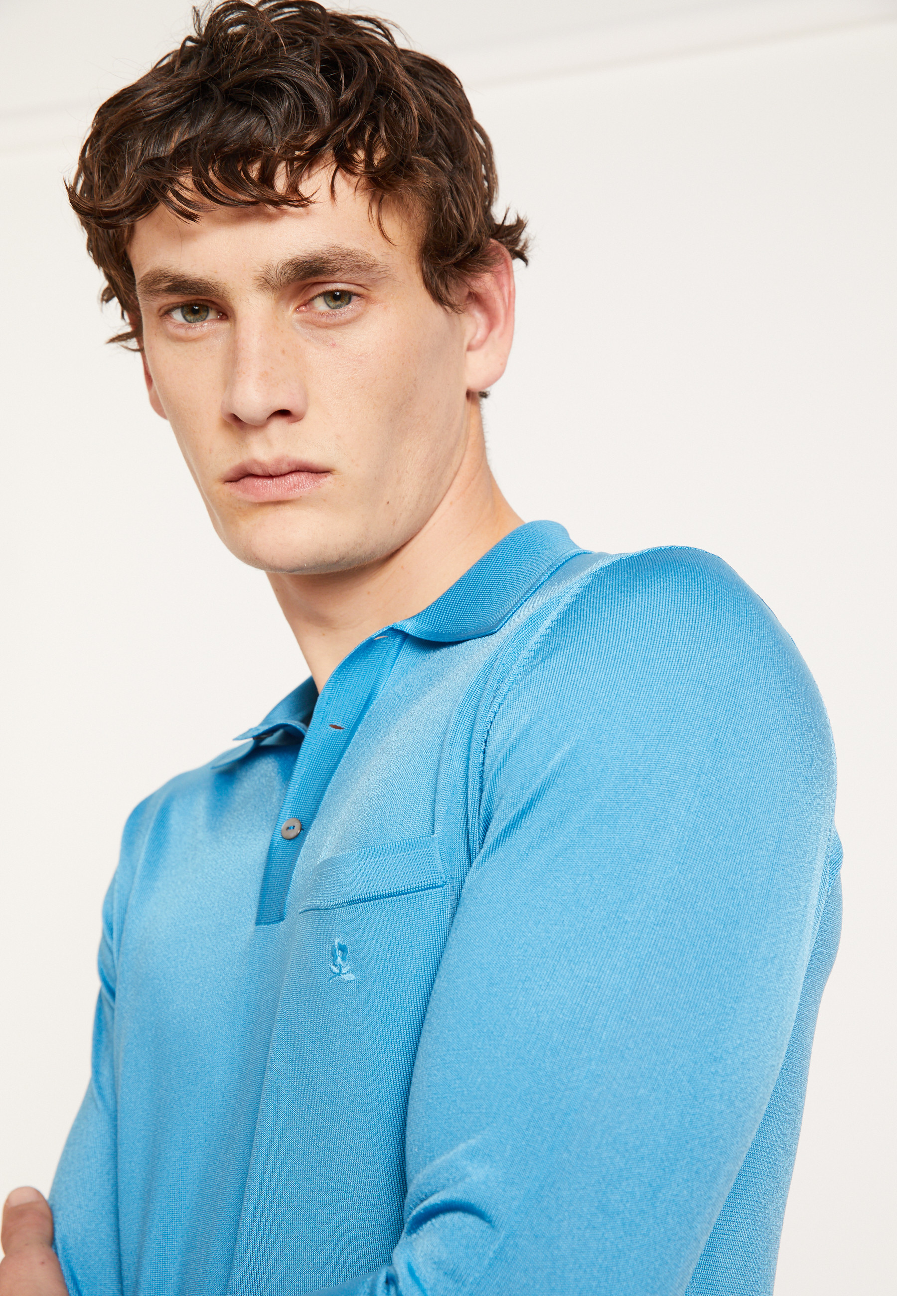 Long sleeves shirt made of fil lumière Boris