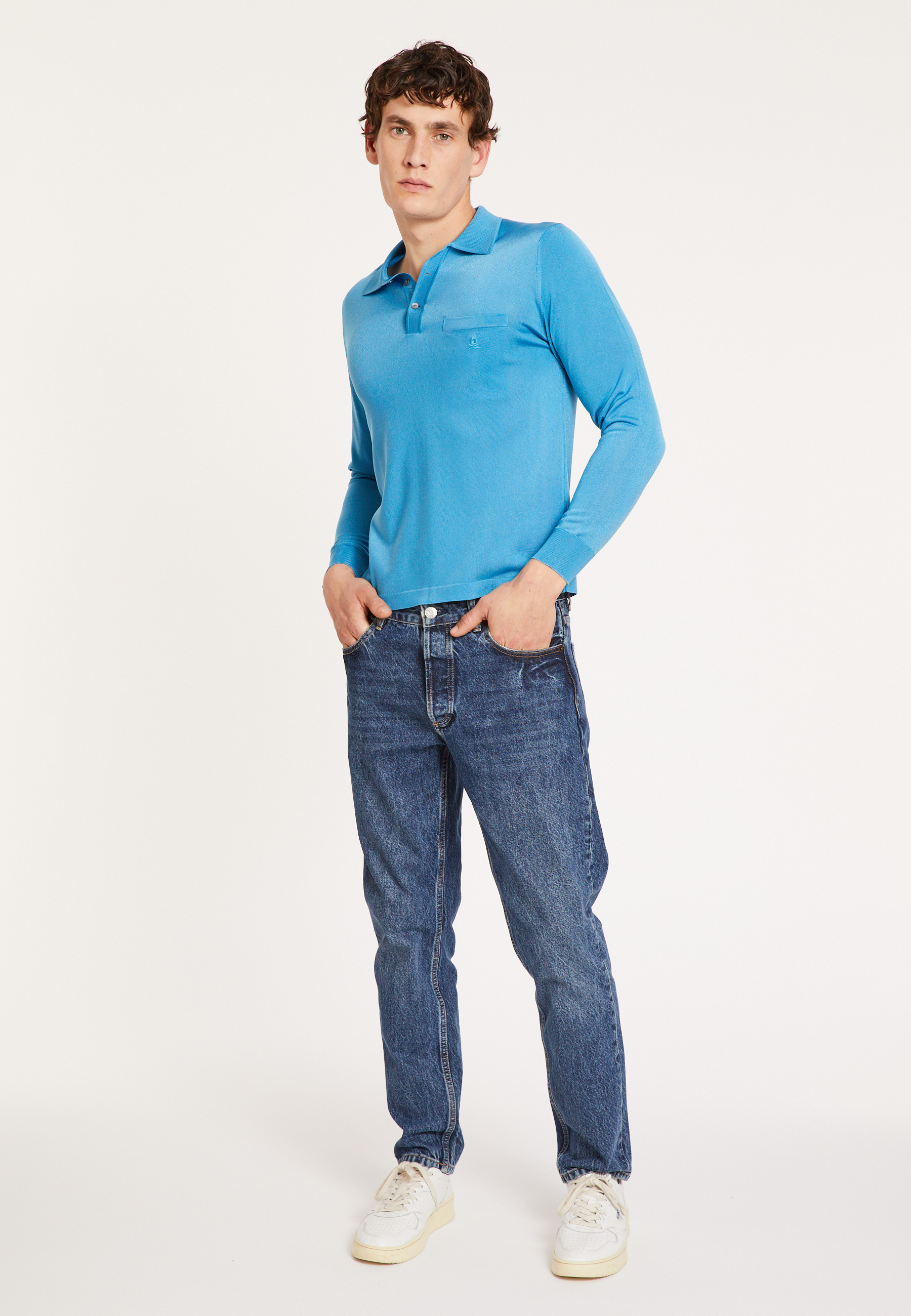 Long sleeves shirt made of fil lumière Boris