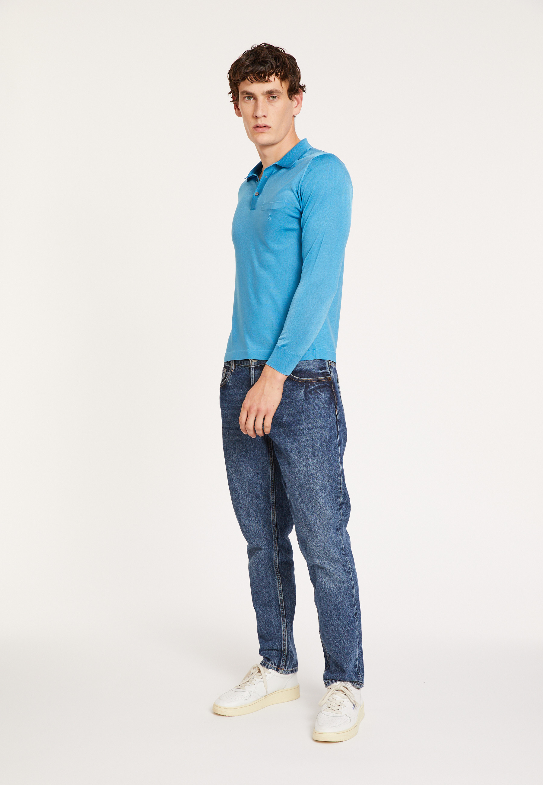 Long sleeves shirt made of fil lumière Boris