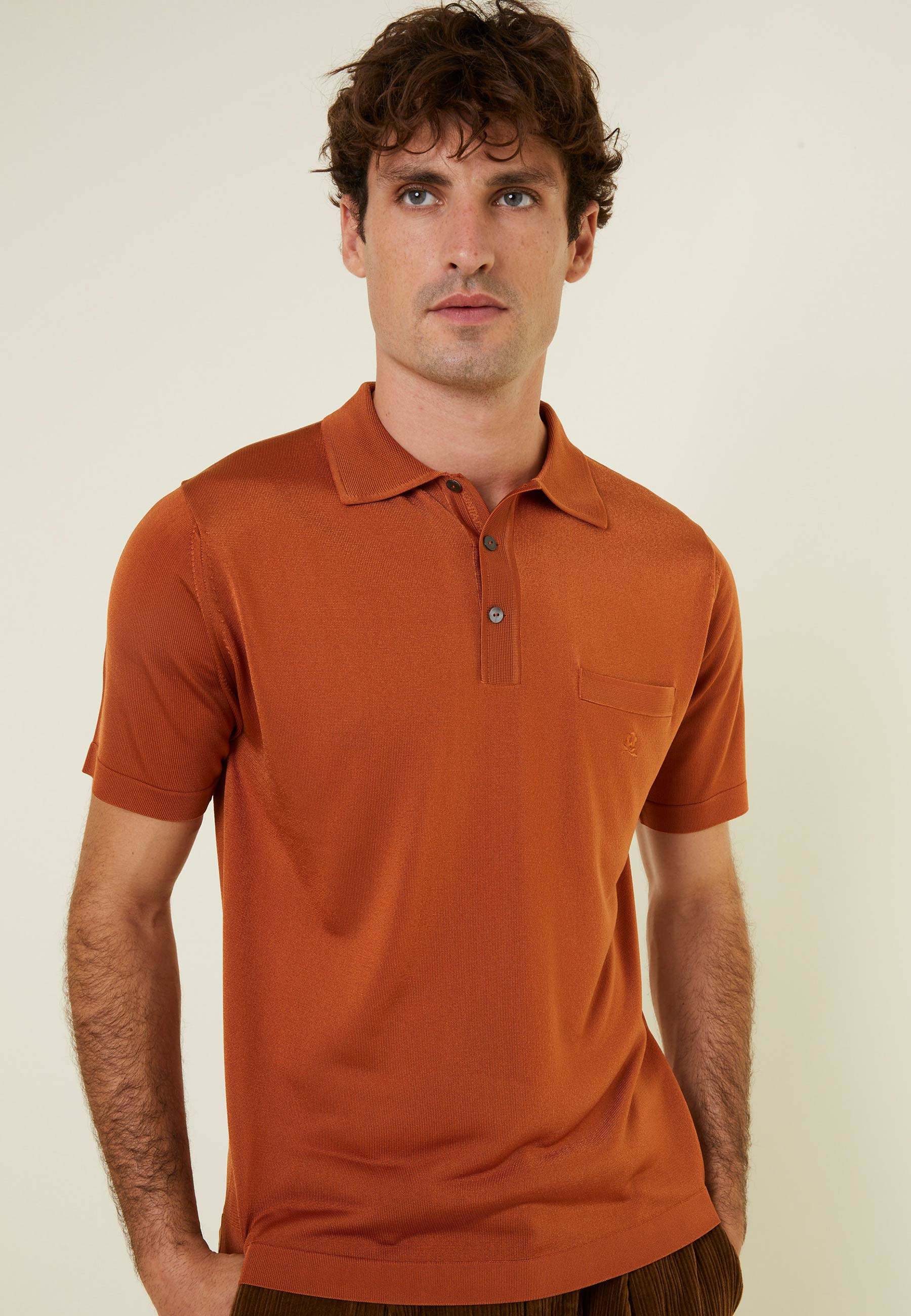 Polo shirt made of Fil lumière Vadim
