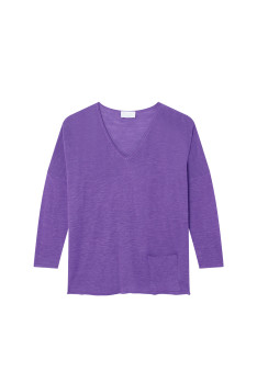 Loose-fit slub linen T-shirt - Balou