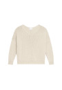 Loose cotton and linen jumper - Thalie