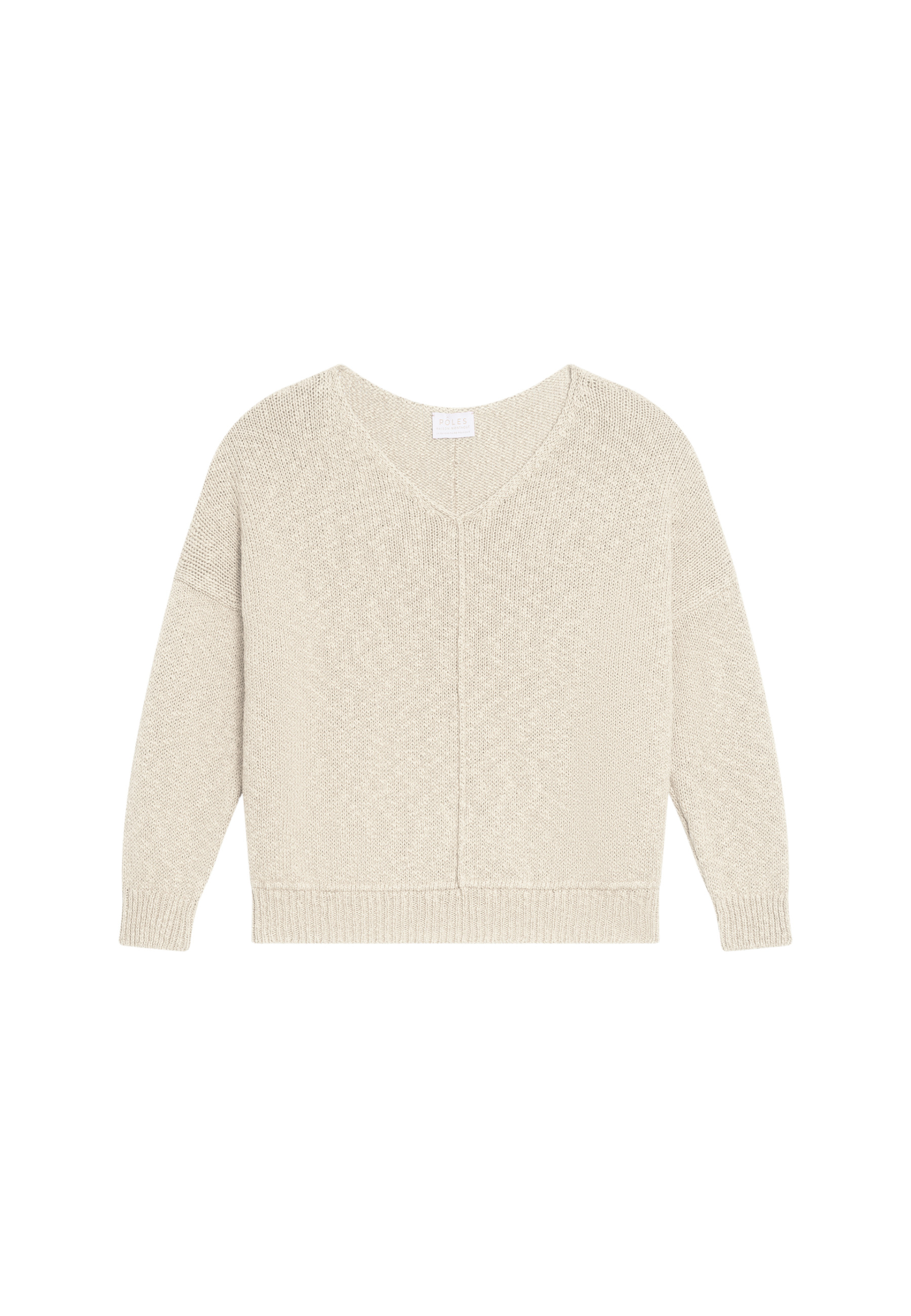 Loose cotton and linen jumper - Thalie