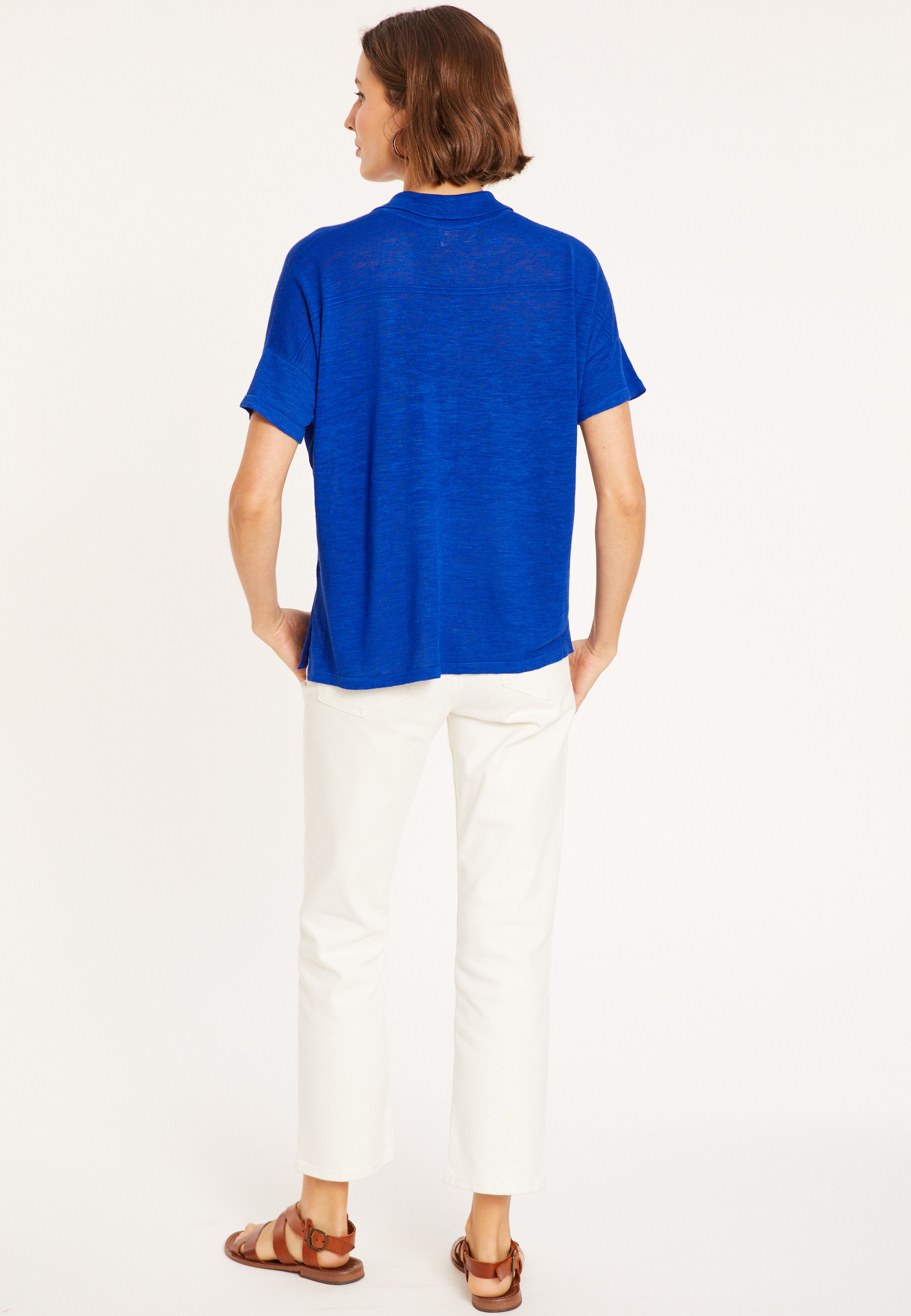 Flamed linen blouse - Pablito
