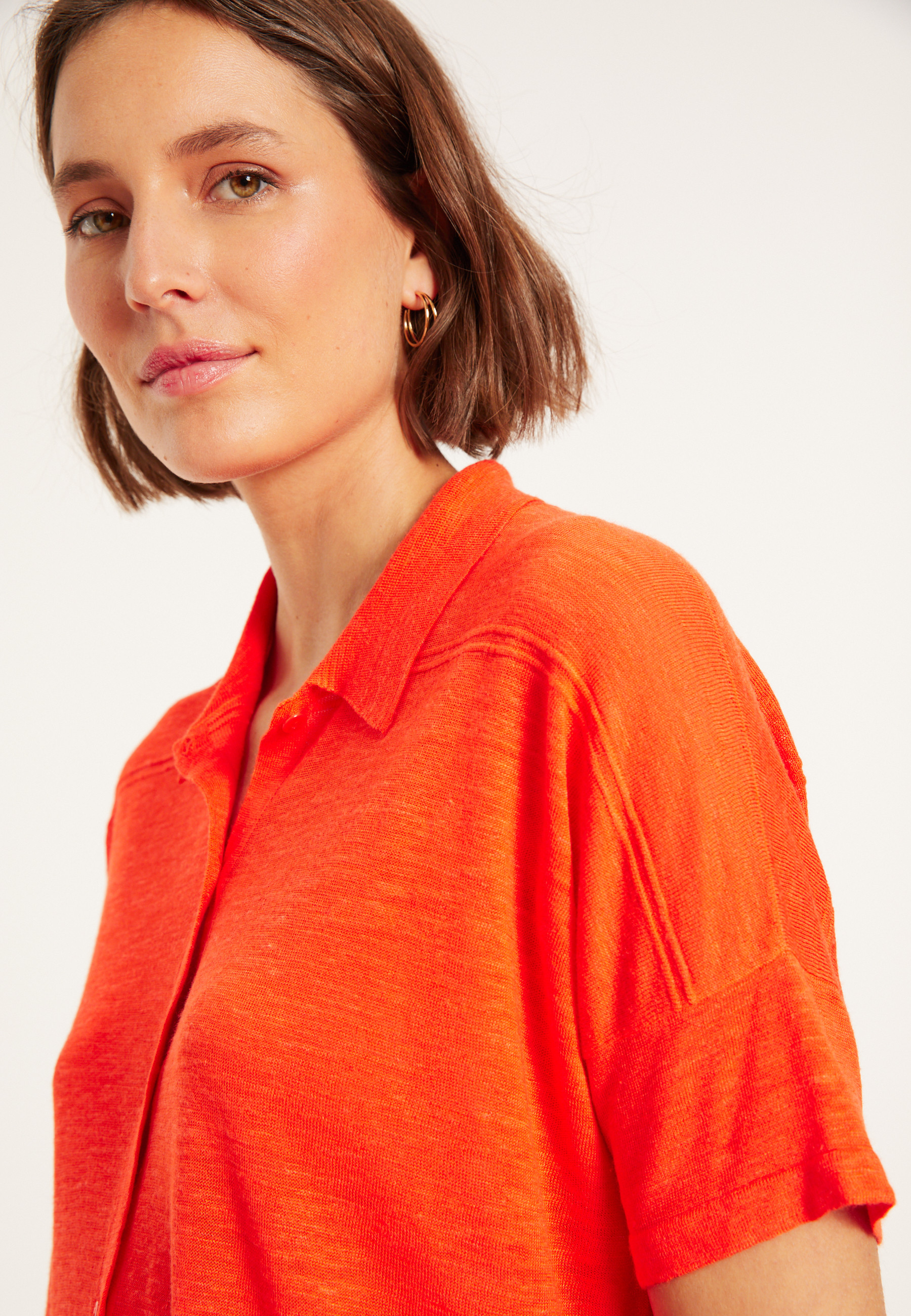Flamed linen blouse - Pablito