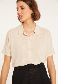 Flamed linen blouse - Pablito