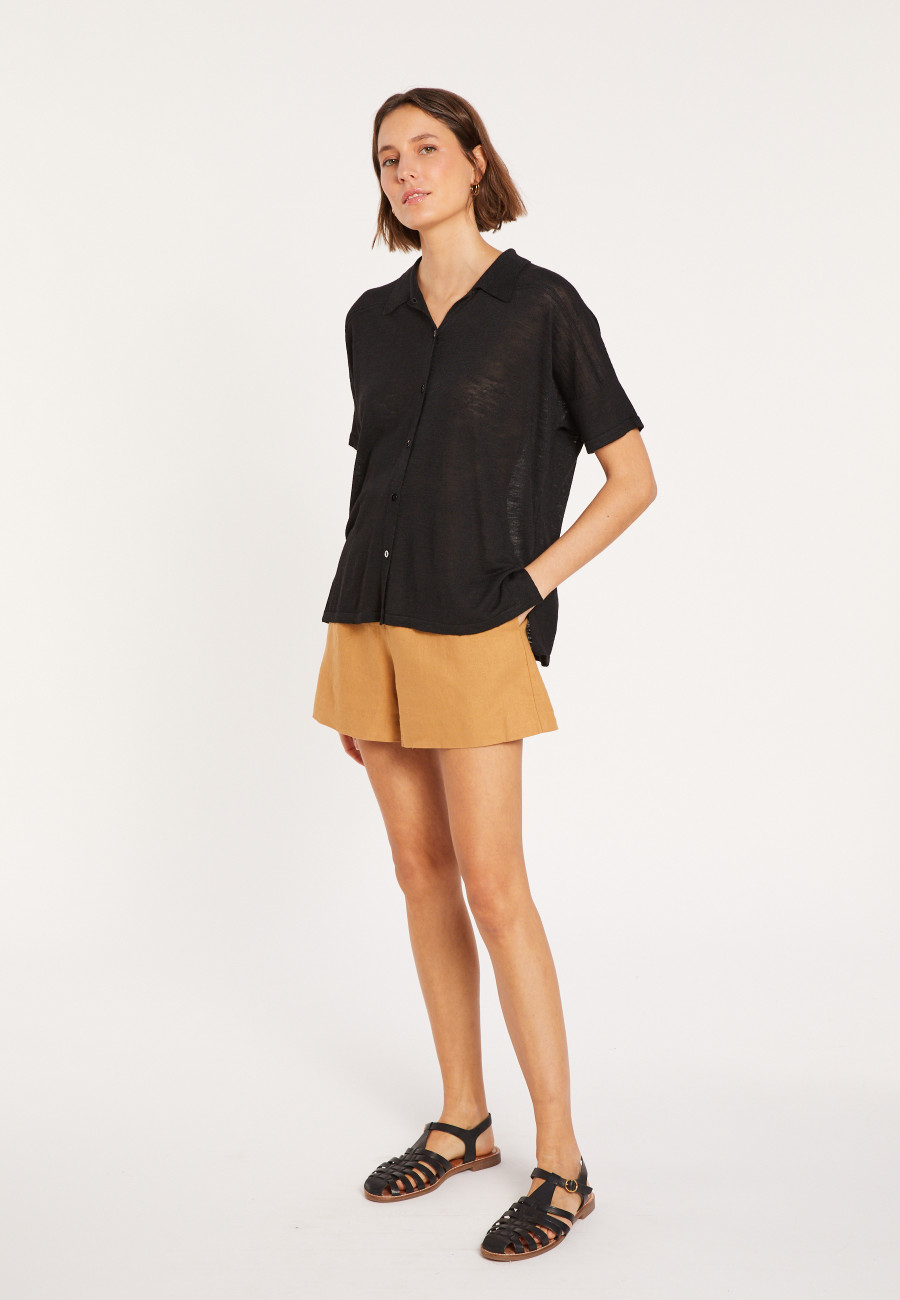 Chemisier en lin flammé - Pablito