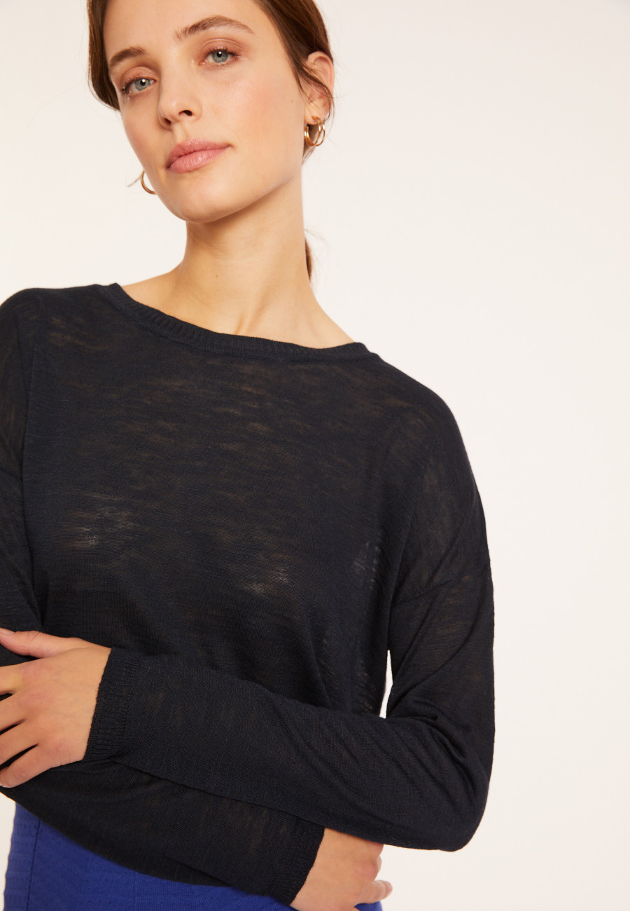 Camiseta en lin flammé - Polly