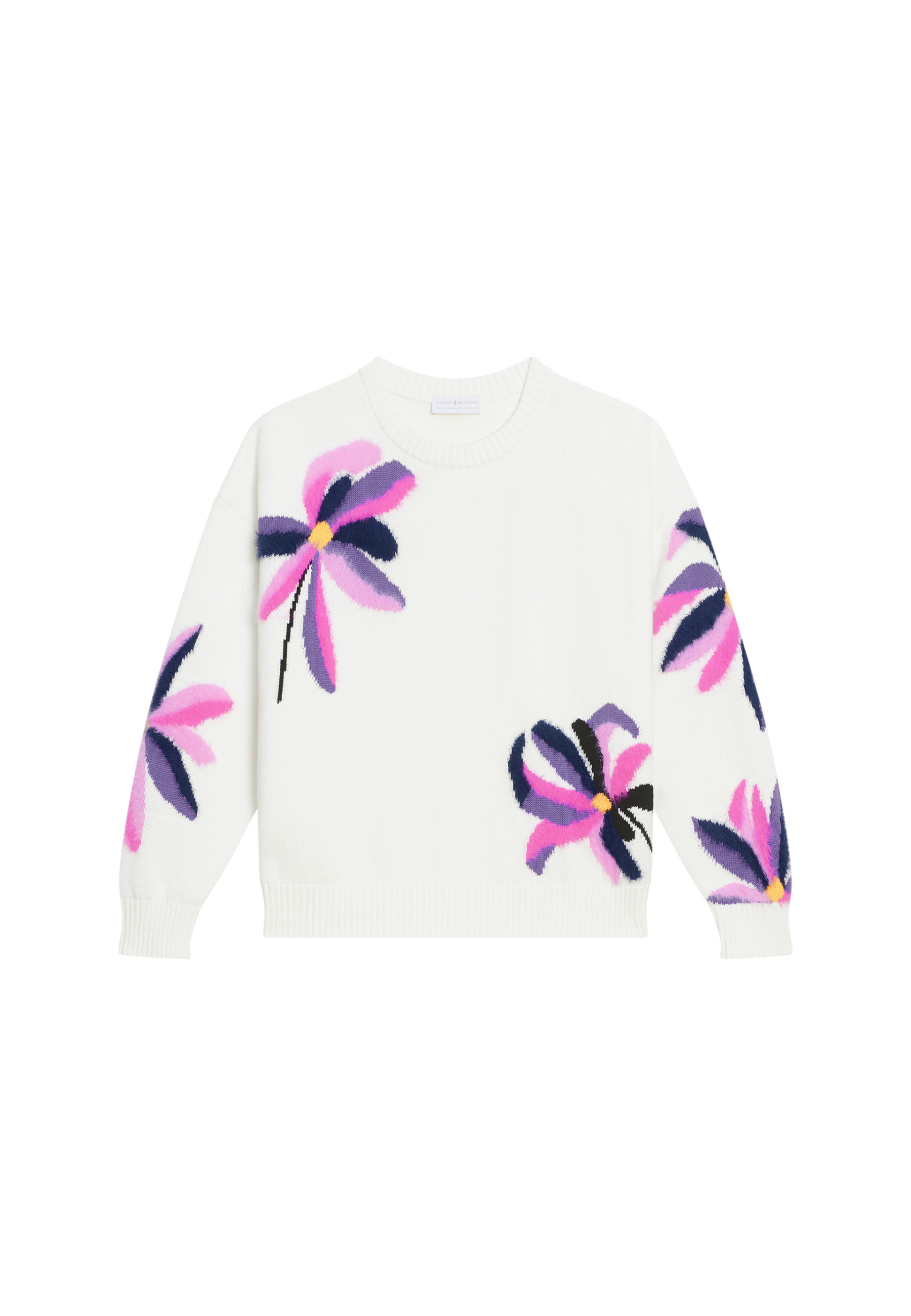 Fancy sweater in organic cotton - Mariane