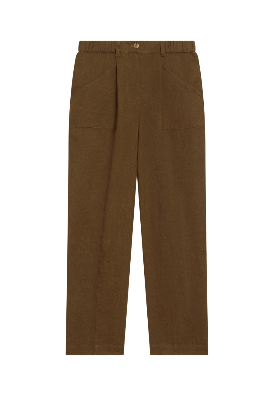 Linen pocket pants - Victoire