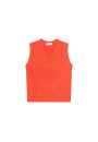 Sleeveless V-neck cotton sweater - Manon