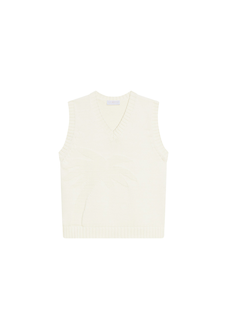 Pull sans manches en coton - Manon