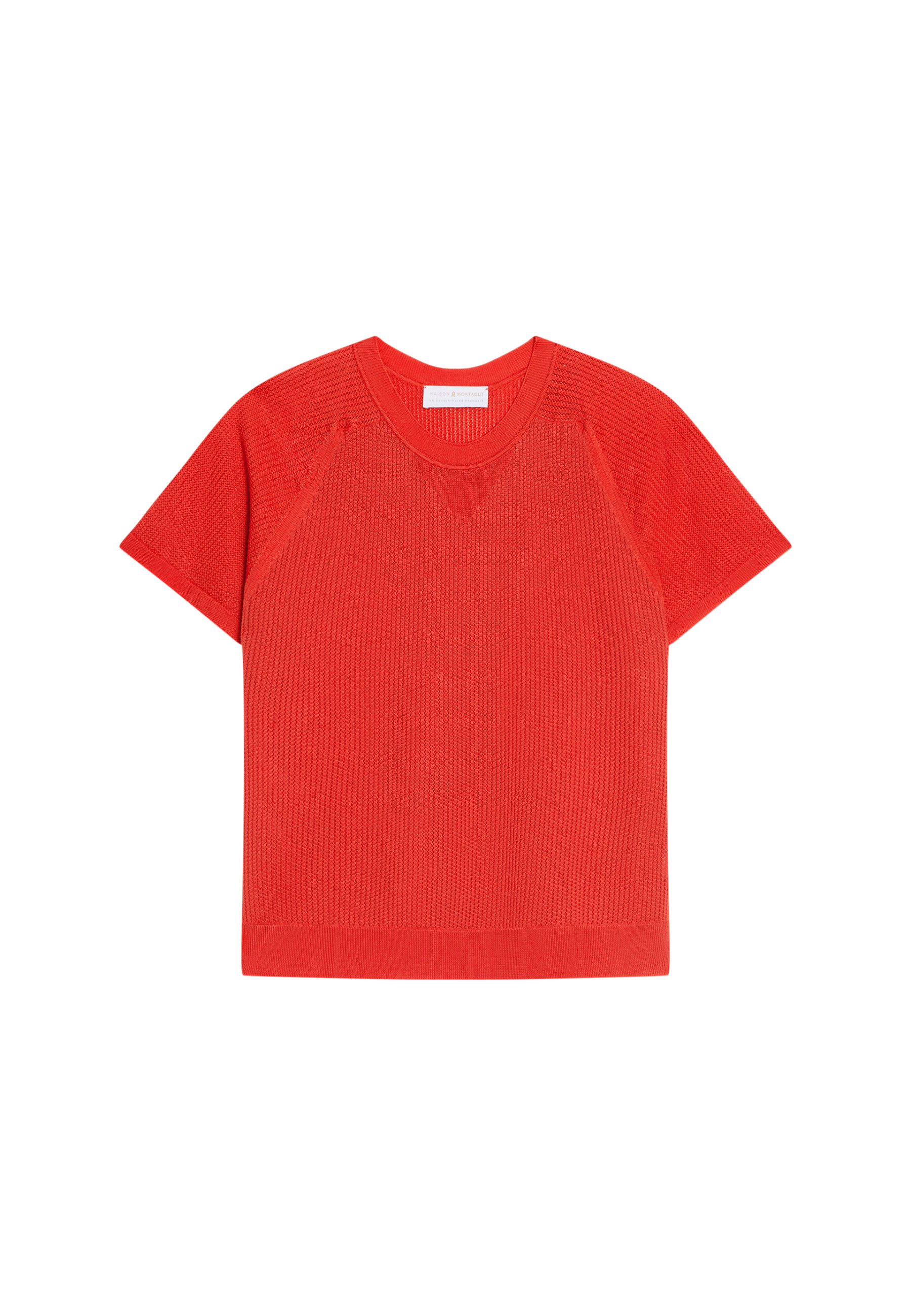 T-shirt à côtes en Fil Lumière - Malory