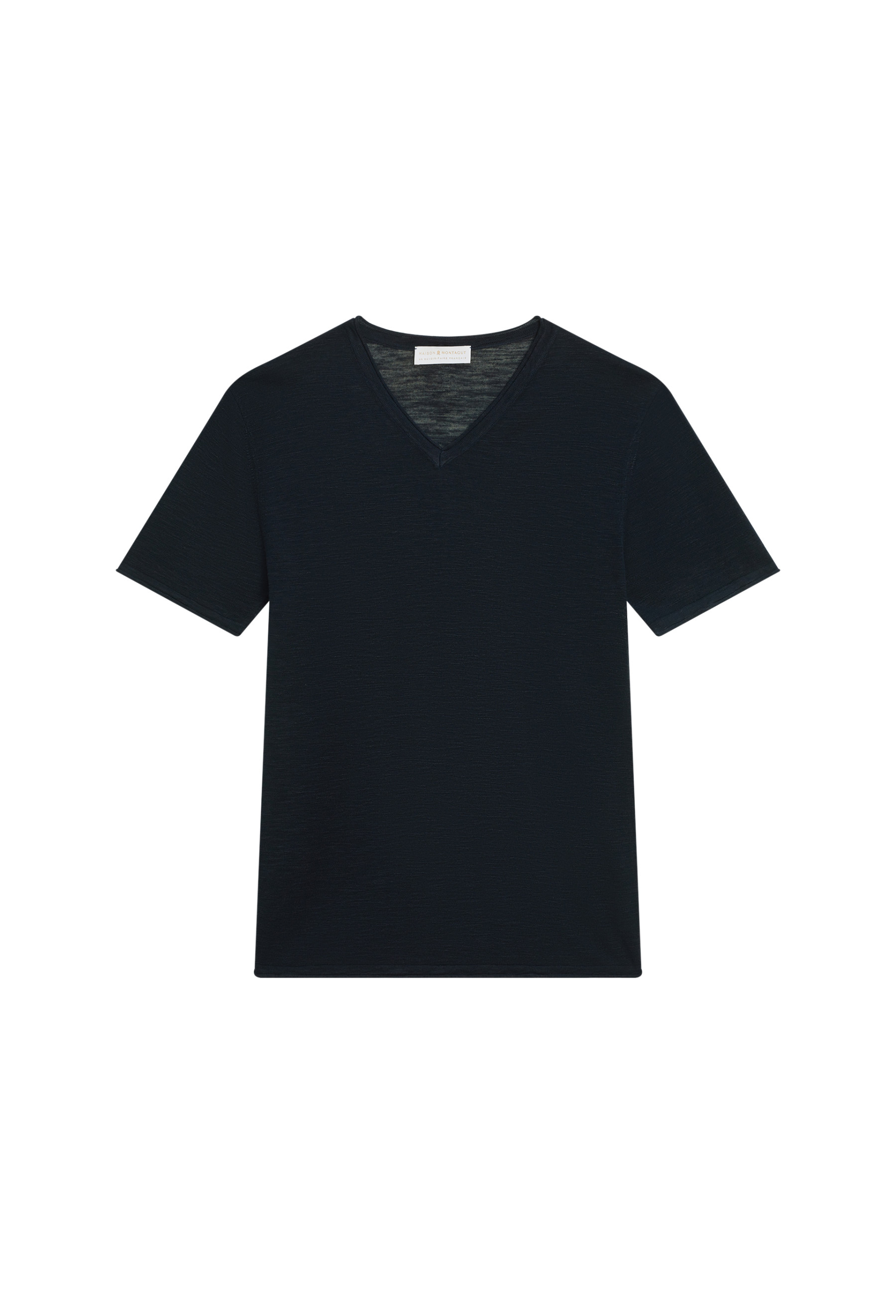 Slub linen V-neck T-shirt - Reuben