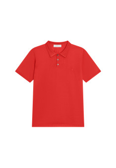 Short-sleeved polo shirt in Fil lumiere - Babar