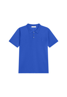 Short-sleeved polo shirt in Fil lumiere - Babar