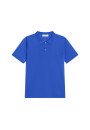 Short-sleeved polo shirt in Fil lumiere - Babar