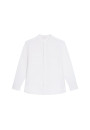 Linen shirt with tunisian collar - Dean