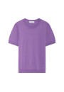 T-shirt col rond en coton bio - Moon 8090 iris - 17 Violet