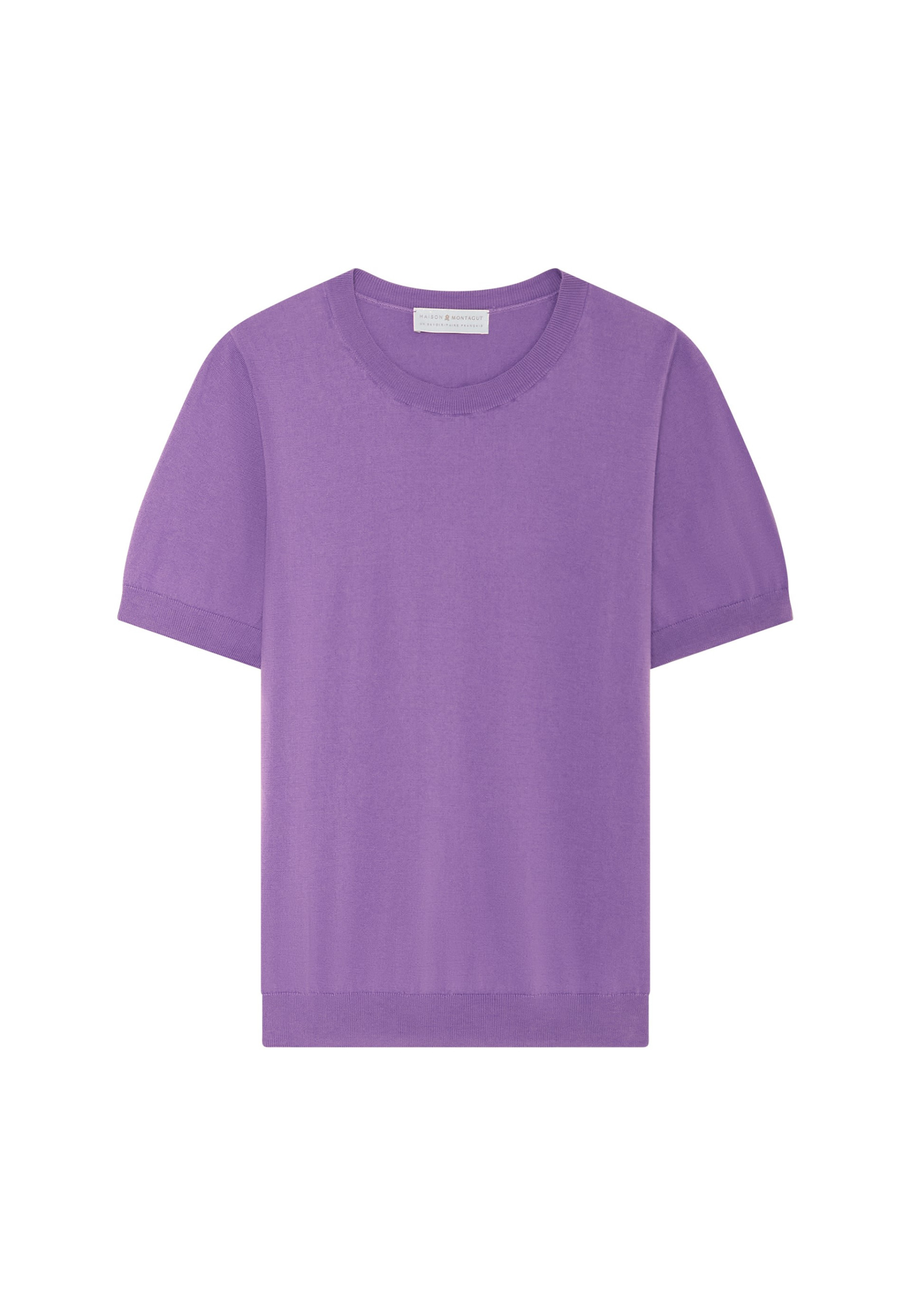 Round neck cotton T-shirt - Moon